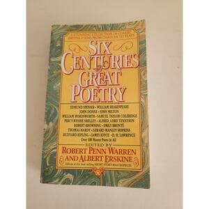 Six Centuries of Great Poetry, By Robert Pen Warren Vintage Paperback 1992